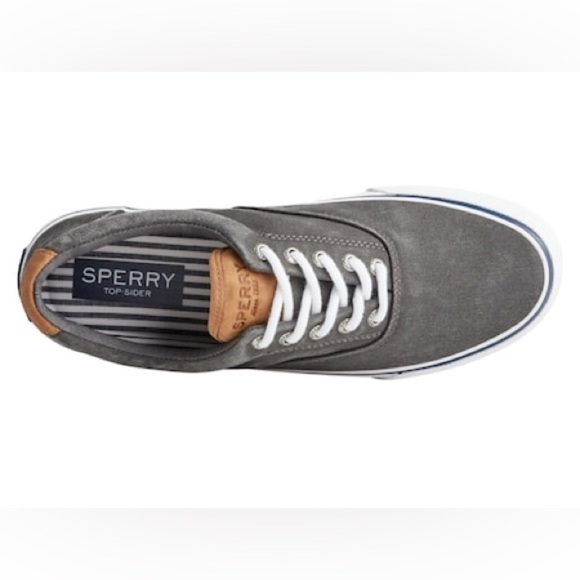 S53. NWT Sperry Striper II CVO Sneaker Black Size 13 Mens - Picture 6 of 7